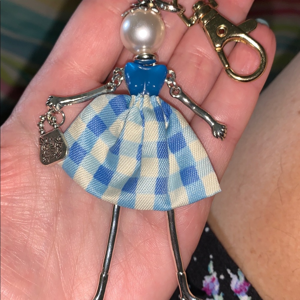 Fashion Doll bag/purse charm keychain and necklace nwt
